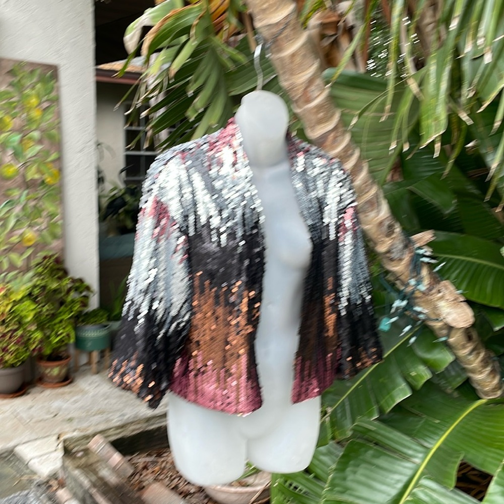 Anna and Ava sequin topper or jacket